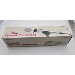 Realistic Super Cardioid Dynamic Microphone Model No. 33-992D Untested